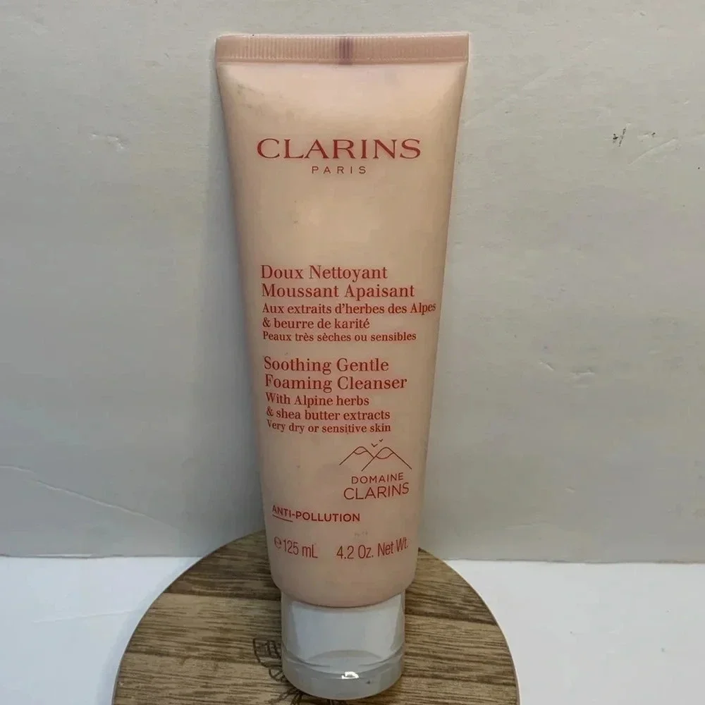 CLARINS Gentle Face Wash Cleanser Skin with Shea Butter 4.2 fl oz/125ml New
